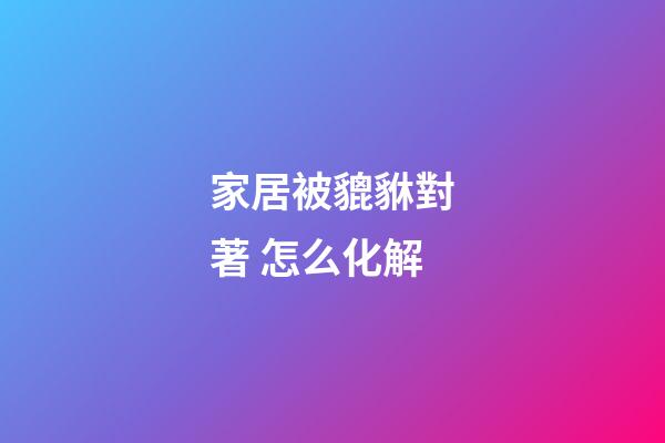 家居被貔貅對著 怎么化解